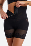 Apricot High-Waisted Butt-Lifting Corset Lace Breathable Shapewear