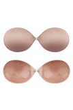 Apricot Women Strapless Invisible Seamless Push Up Bra