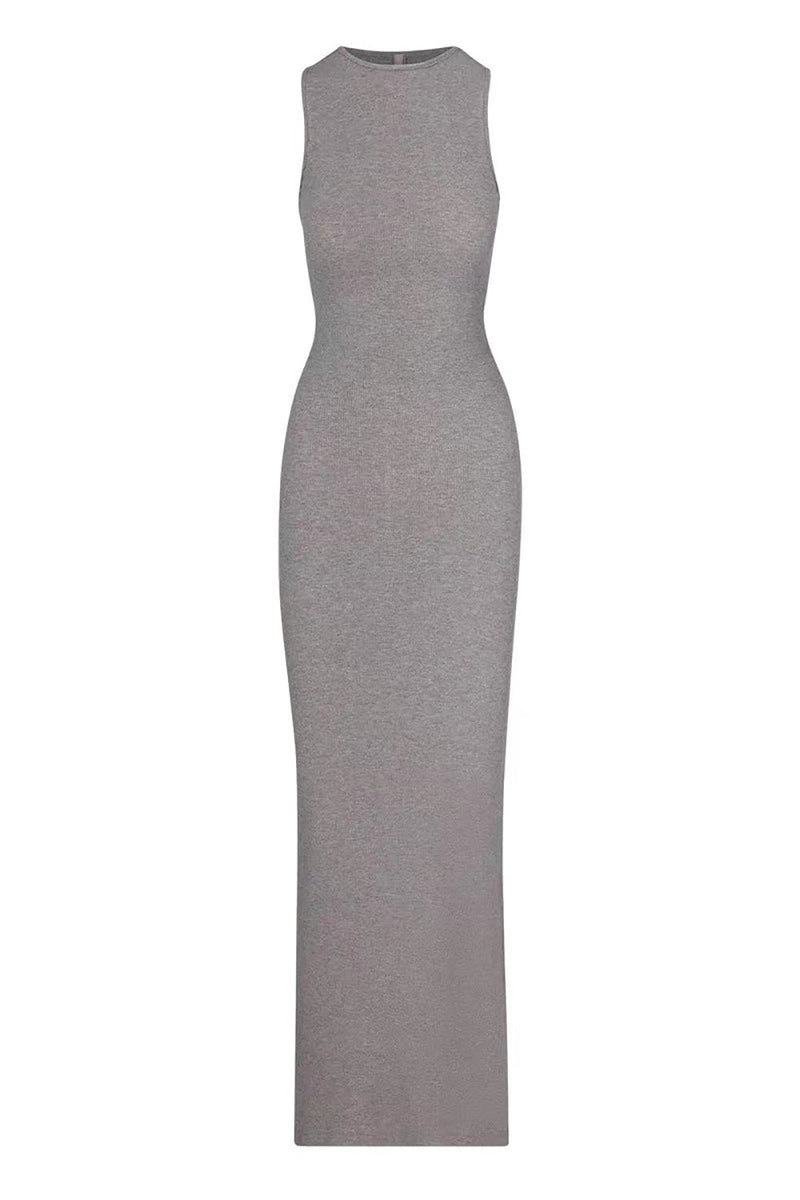 Load image into Gallery viewer, Black Sleeveless Slim Hip-Hugging Suspender Dress