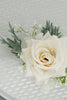 Load image into Gallery viewer, Ivory Wrist Corsage and Men Boutonniere Set for Prom Party