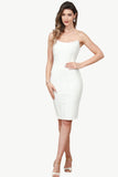 Strapless White Corset Party Dress