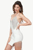 Load image into Gallery viewer, Halter White Cocktail Dress with Fringes