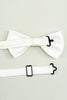 Load image into Gallery viewer, White Adjustable Satin Bow Ties Formal Tuxedo Bowtie