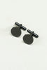 Load image into Gallery viewer, Black Simple Tuxedo Shirts Cufflinks