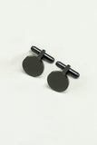 Black Simple Tuxedo Shirts Cufflinks