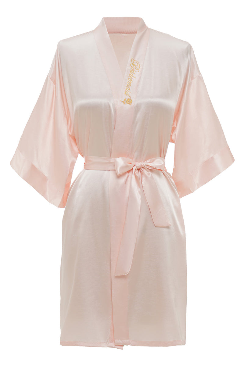 Load image into Gallery viewer, Blush Simple Bridesmaid Robe