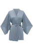 Load image into Gallery viewer, Grey Blue Solid Bridesmaid Robe