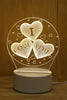 Load image into Gallery viewer, Creative Gift 3D Night Light Valentine&#39;s Day Gift