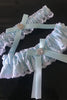 Load image into Gallery viewer, Light Blue Lace Beaded Wedding Garter Belt Set