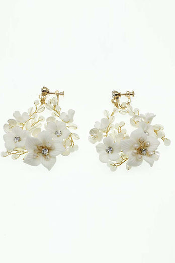 Flower Bridal Earrings