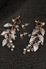 Load image into Gallery viewer, Golden Leaves Drop Earrings