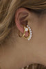 Load image into Gallery viewer, Pearl Metal Earrings
