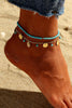 Load image into Gallery viewer, Blue Boho Style Anklet