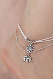 Silver Boho Style Anklet