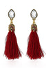 Load image into Gallery viewer, Red Tassels Earrings