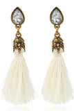 Red Tassels Earrings