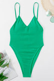 Green One Piece Tummy Control Swimwear