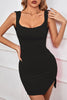 Load image into Gallery viewer, Black Sheath Open Back Graduation Dress