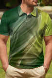 Classic Green Short Sleeves Men's Polo Shirt