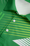 Green Short Sleeves Polo Shirt for Men