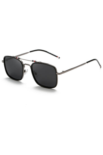 Fashion Metal Hybrid Polarized Sunglasses