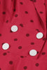 Load image into Gallery viewer, Red Polka Dots Swing 1950s Dress