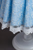 Load image into Gallery viewer, Blue A Line Sleeveless Bow Girls&#39; Dress With Lace