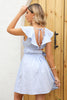 Load image into Gallery viewer, Blue V-Neck Cut Out Summer Dress