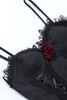 Load image into Gallery viewer, Spaghetti Straps Black 1950s Dress with Lace