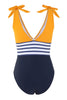 Load image into Gallery viewer, One Piece Yellow Swimsuit with Bows