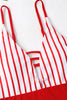 Load image into Gallery viewer, Stripe Spaghetti Straps One Piece Swimwear
