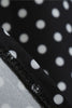 Load image into Gallery viewer, Black Polka Dots Sleeveless Swing Vintage Dress