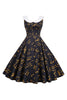 Load image into Gallery viewer, Printed Sleeveless Yellow Vintage Dress