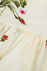 Load image into Gallery viewer, Boat Neck Printed Beige Vintage Dress with Belt
