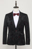 Load image into Gallery viewer, Notched Lapel Single Breasted Black Blazer