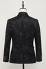 Load image into Gallery viewer, Notched Lapel Single Breasted Black Blazer