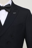 Navy Double Breasted Men's Blazer