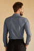 Load image into Gallery viewer, Navy Long Sleeves Men&#39;s Suit Shirt