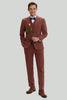Load image into Gallery viewer, Tan Notched Lapel 3 Piece Single Breasted Wedding Suits