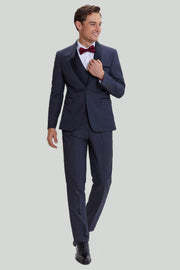 Men's Grey 3 Piece One Button Tuxedo