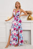 Load image into Gallery viewer, A Line Halter Neck Flower Printed Summer Dress