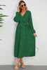 Load image into Gallery viewer, Long Sleeves Black Casual Dress with Ruffles