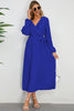 Load image into Gallery viewer, Long Sleeves Black Casual Dress with Ruffles