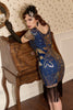 Load image into Gallery viewer, Black Golden Sequined 1920 Dress