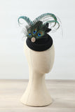 Black Peacock 1920s Headpieces