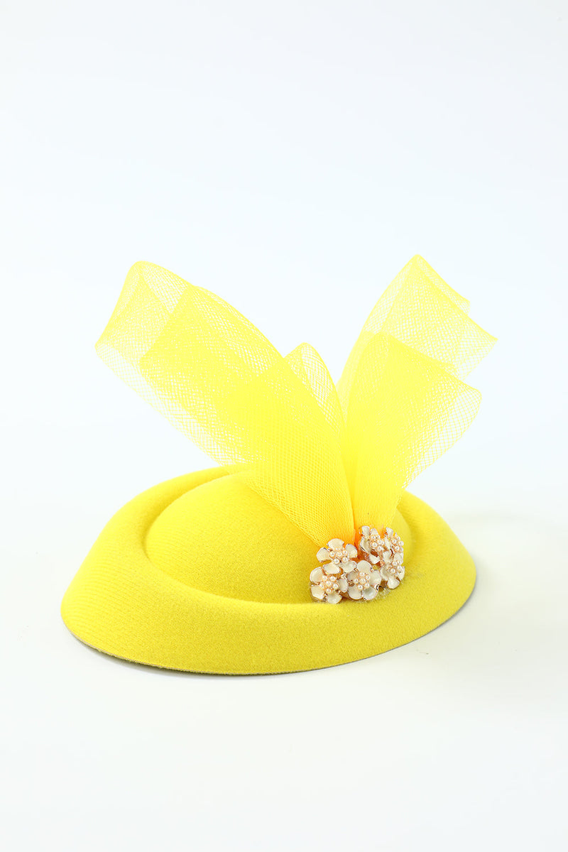 Load image into Gallery viewer, Yellow 1920s Women Headpieces
