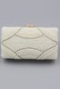 Load image into Gallery viewer, Ivory Beaded Pearls Party Clutch