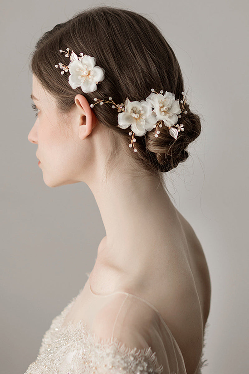 Load image into Gallery viewer, Super Fairy Sweet Chiffon Flower Hairpins