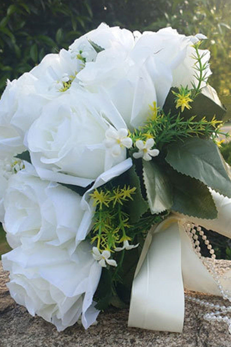 White Rose Bridal Bouquet — Pike Place Flowers