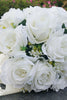 Load image into Gallery viewer, White Rose Bridesmaid Bouquet